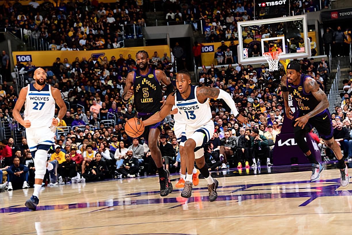 赛程-惨败湖人中为数不多的亮点，森林狼可以考虑让后场新援进入先发？